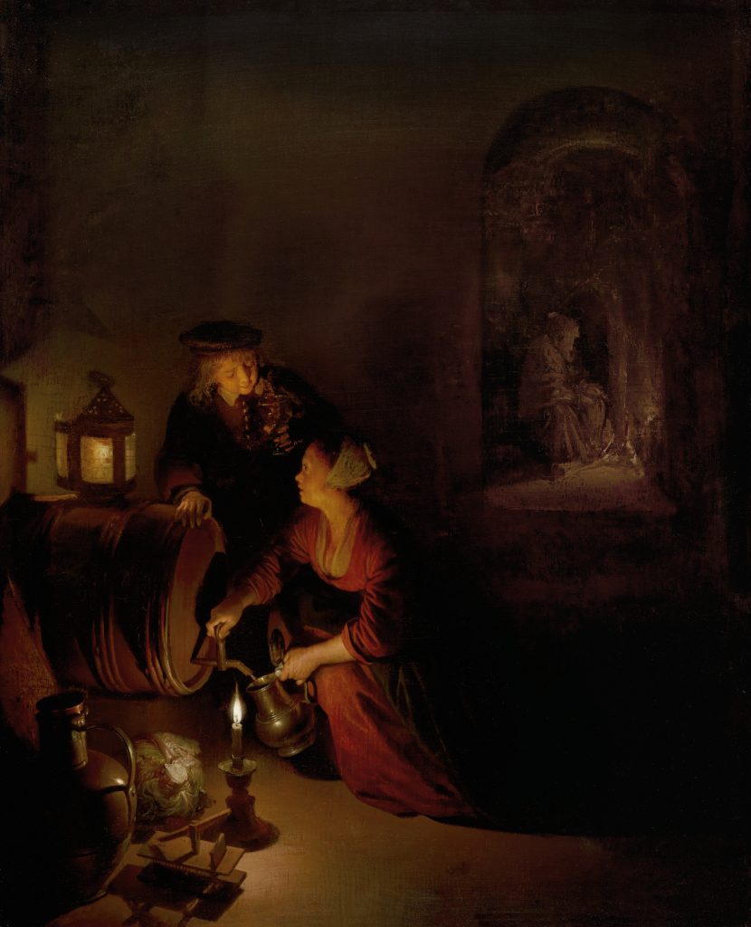 Boy with a Mousetrap by Candlelight - The Leiden Collection